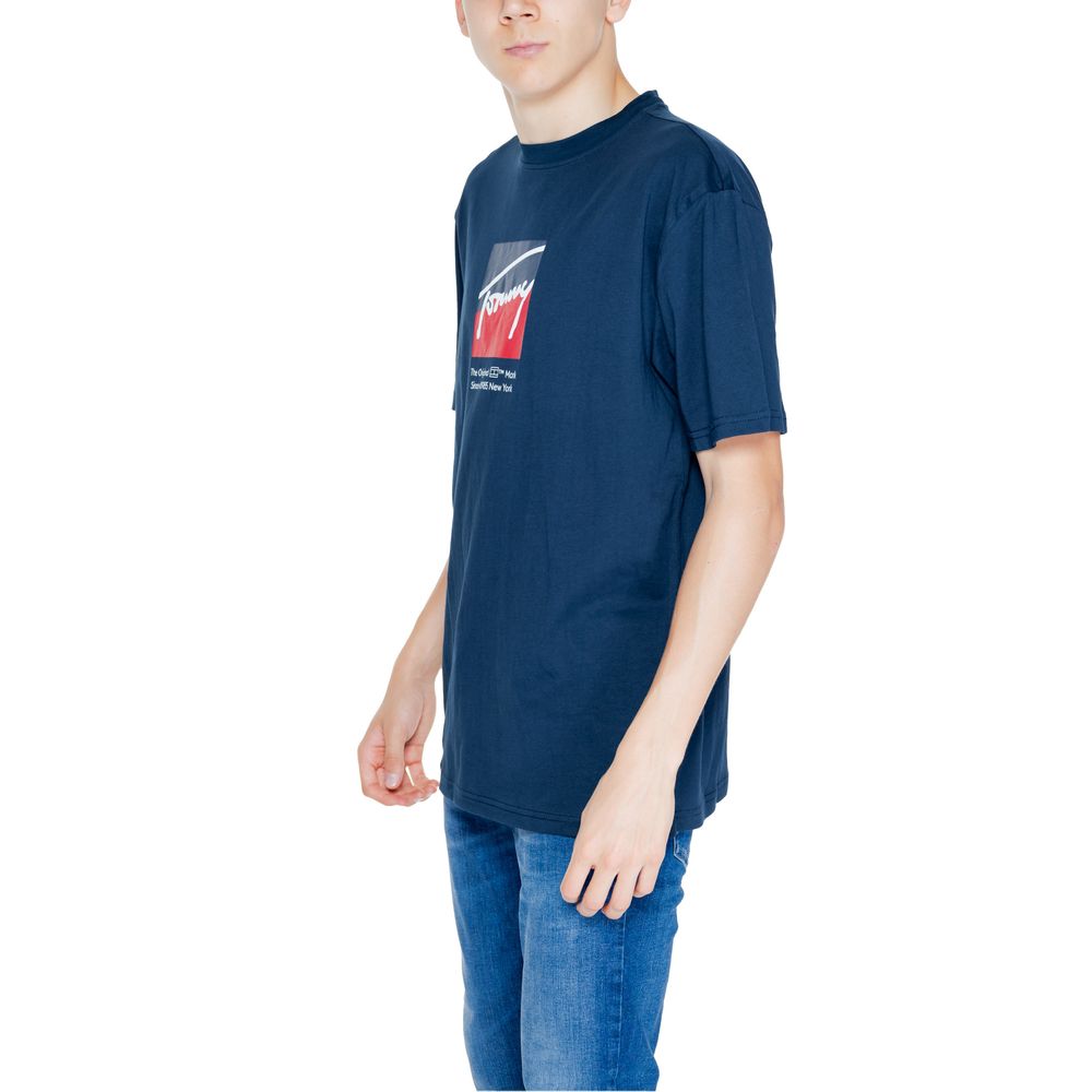 Tommy Hilfiger Jeans Μπλε Βαμβακερό Rigenerato T-Shirt