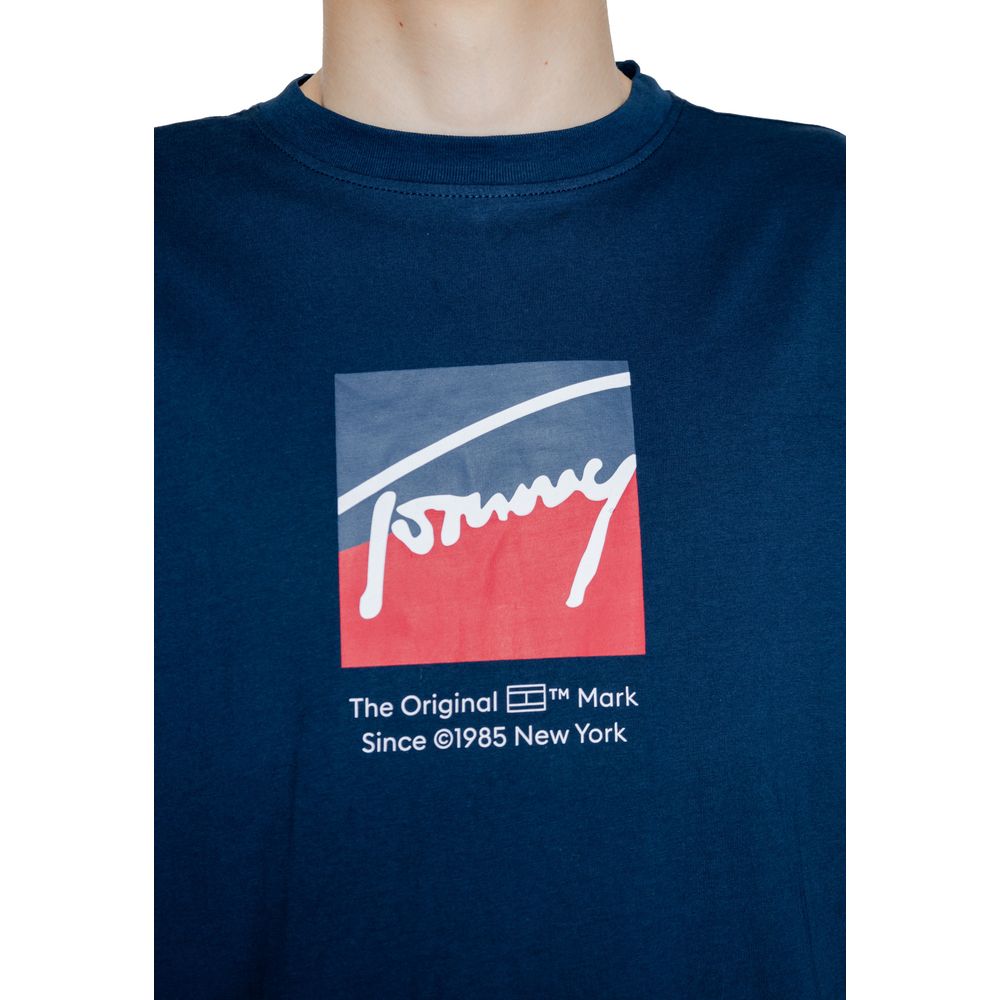 Tommy Hilfiger Jeans Μπλε Βαμβακερό Rigenerato T-Shirt