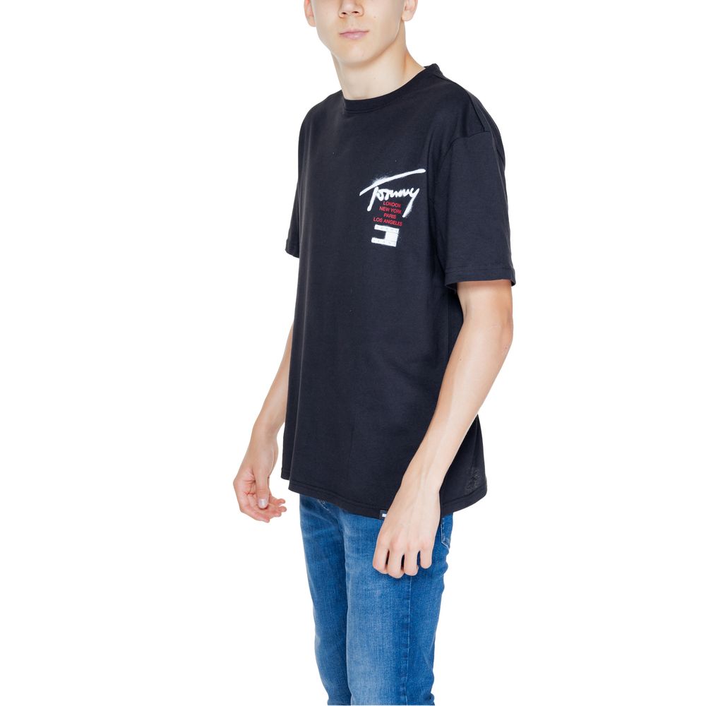 Tommy Hilfiger Jeans Χακί Μπλουζάκι Βαμβάκι Rigenerato