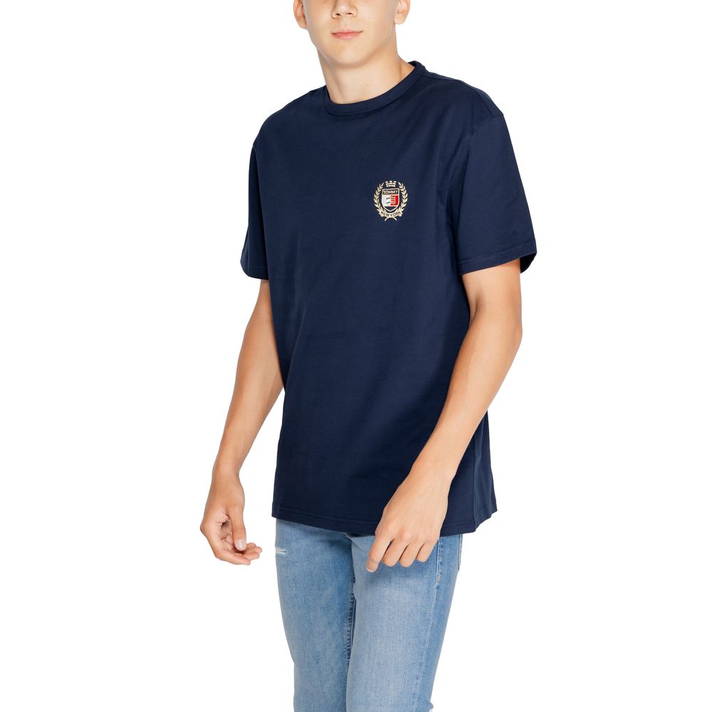 Tommy Hilfiger Jeans Μπλε Cotton Rigenerato T-Shirt