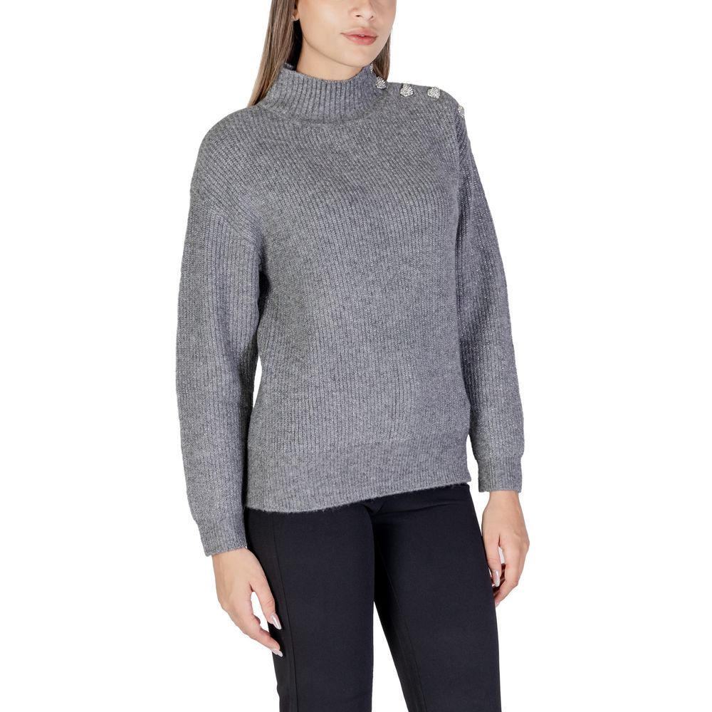 Morgan De Toi Gray Polyester Sweater