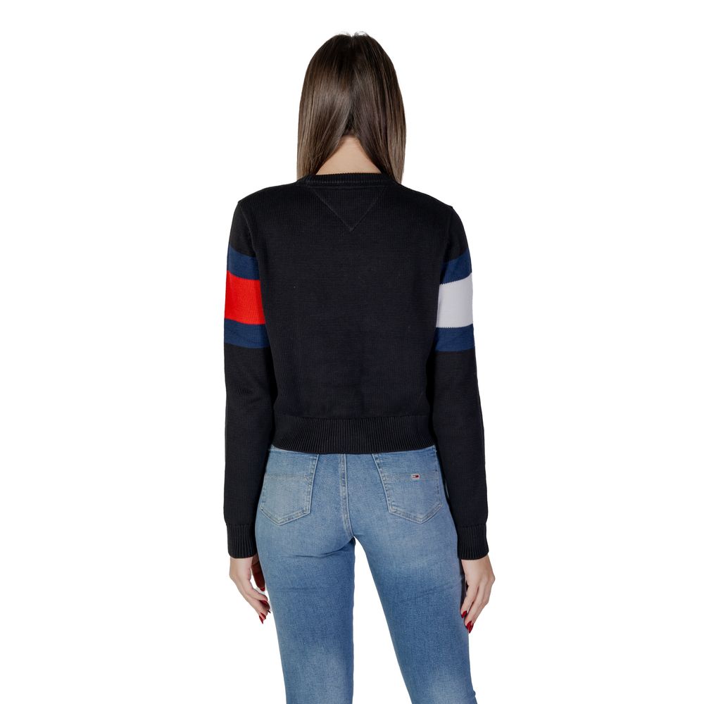 Tommy Hilfiger Jeans Μαύρο Βαμβακερό Rigenerato Μπλουζάκια και T-Shirt