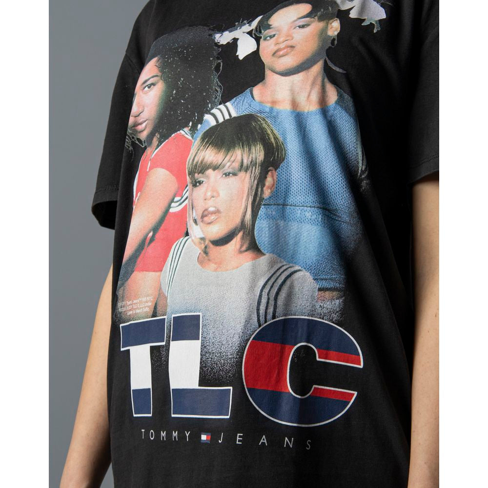 Tommy Hilfiger Jeans Μαύρο Βαμβακερό Top & T-Shirt