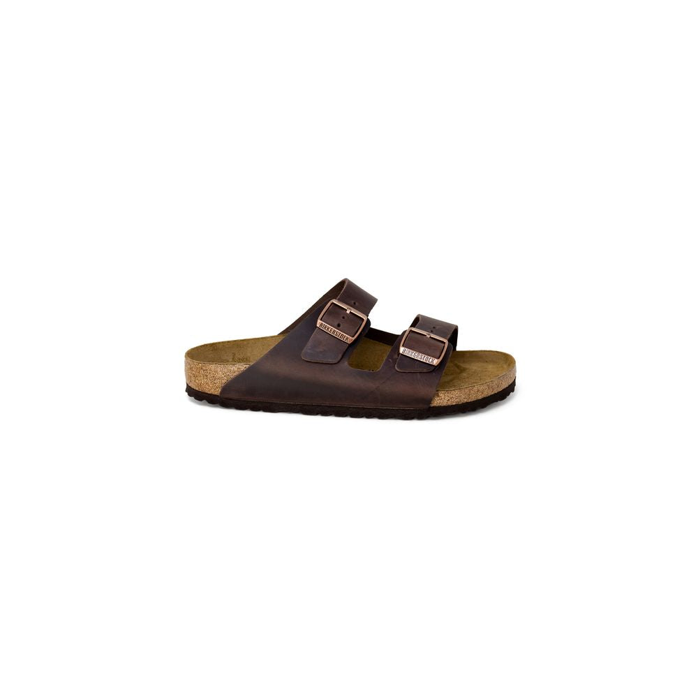 Birkenstock Καφέ Δερμάτινα Σανδάλια