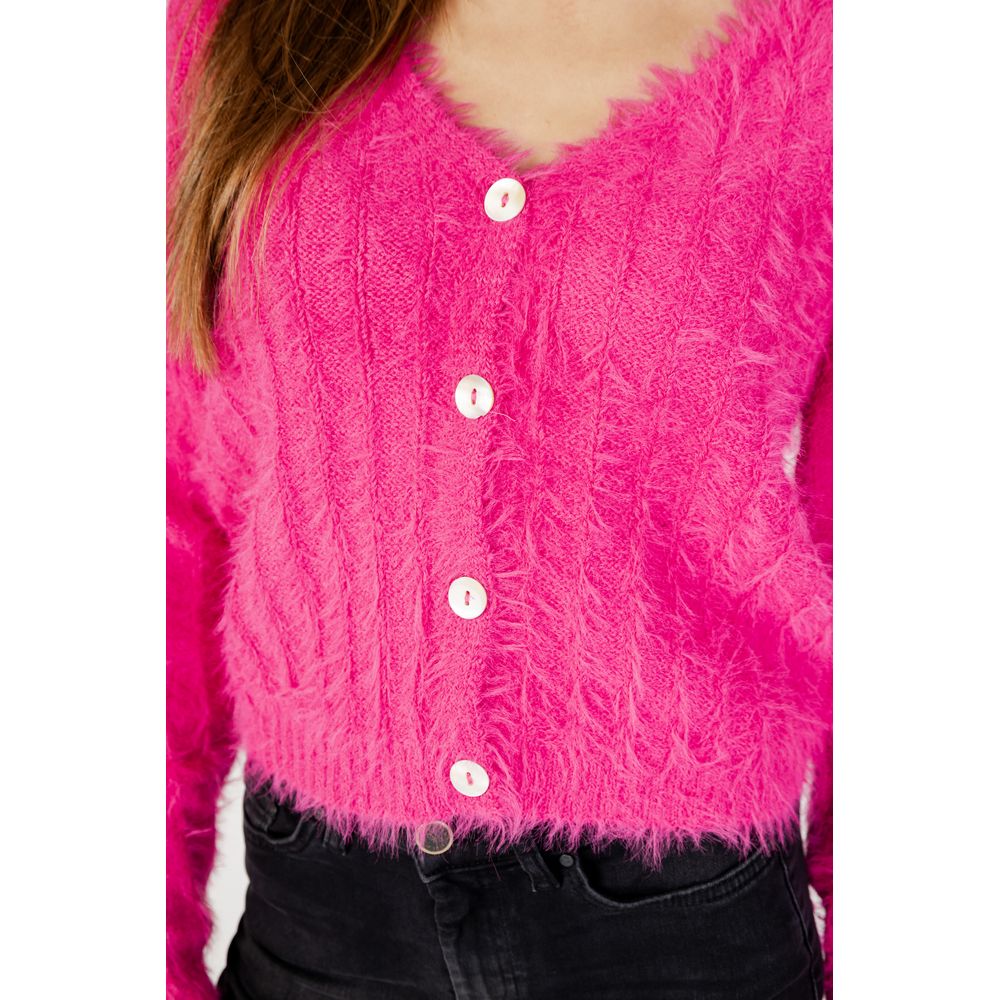 Vero Moda Pink Nylon Cardigan