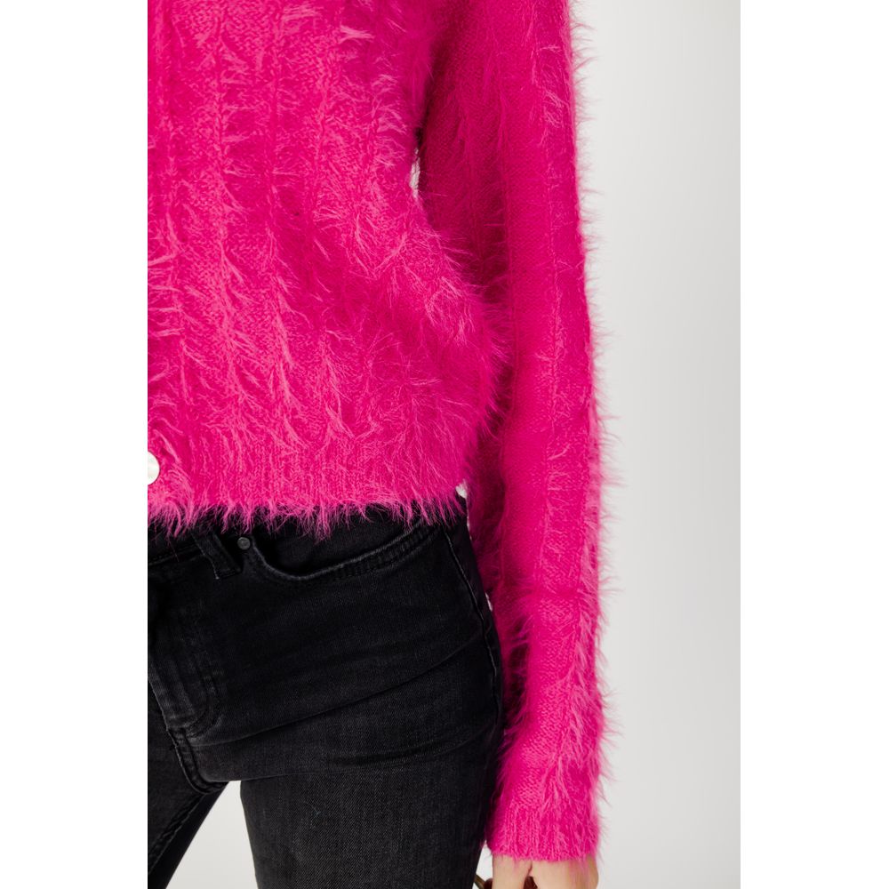 Vero Moda Pink Nylon Cardigan