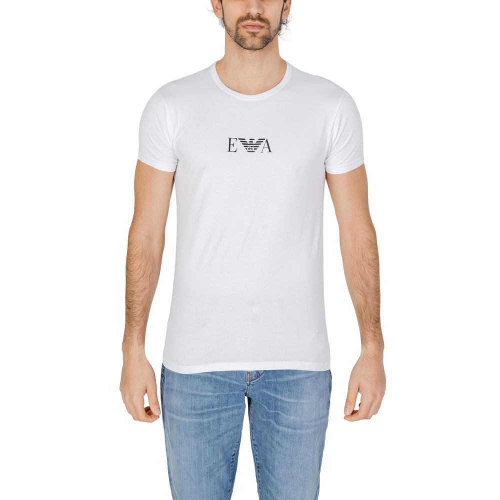 Emporio Armani Underwear Λευκό Βαμβακερό T-Shirt