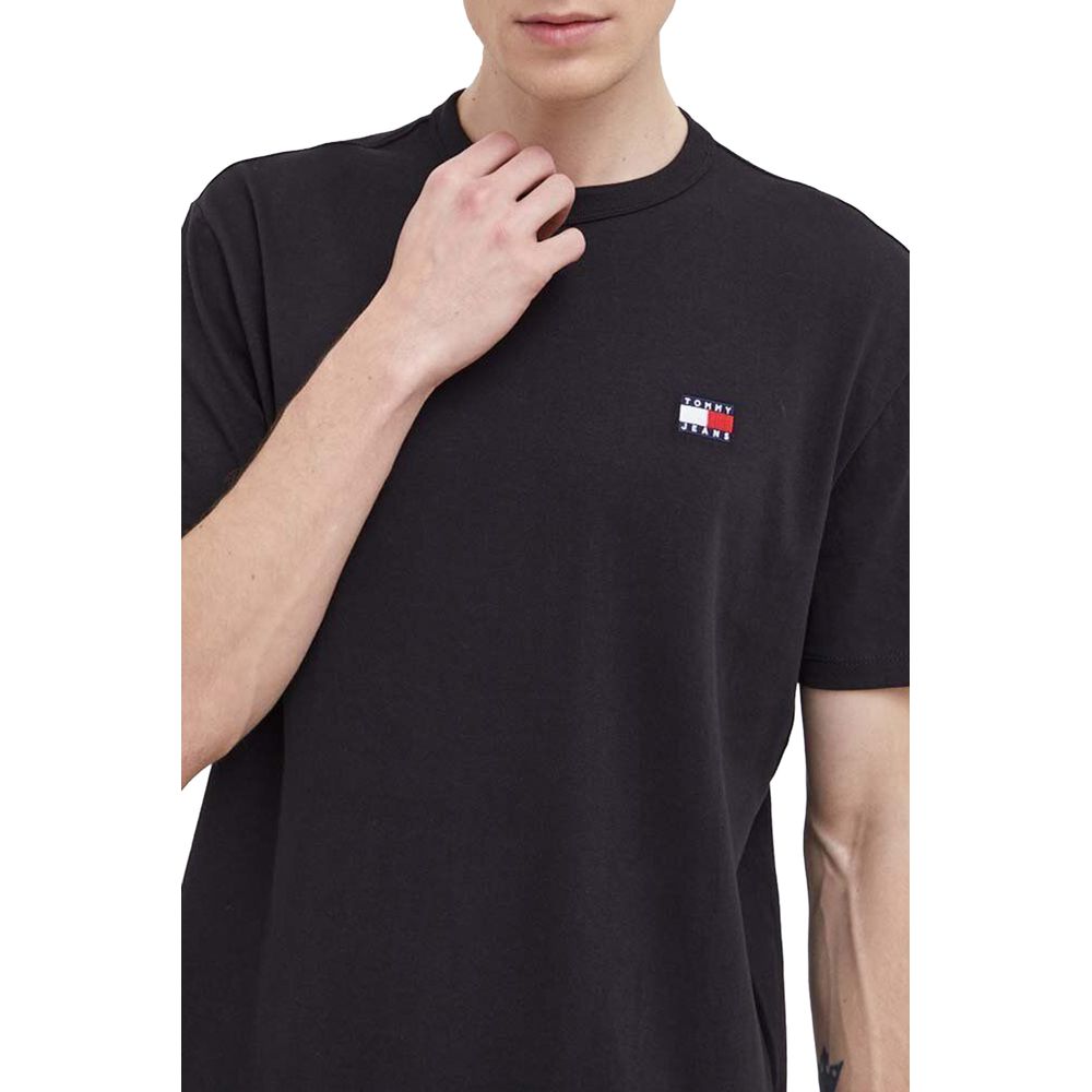 Tommy Hilfiger Jeans T-Shirt Μαύρο Οργανικό Βαμβάκι