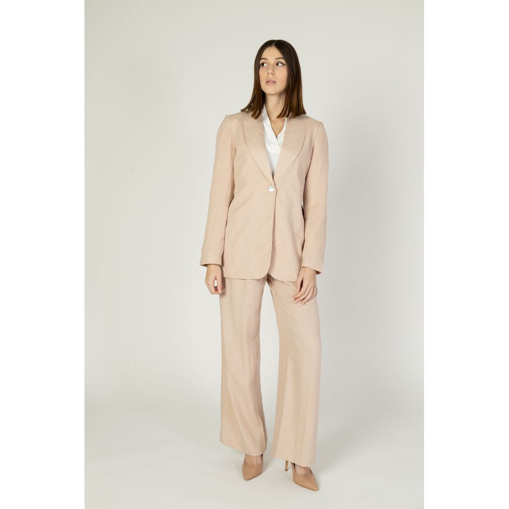 Vero Moda Pink Viscose Suits & Blazer