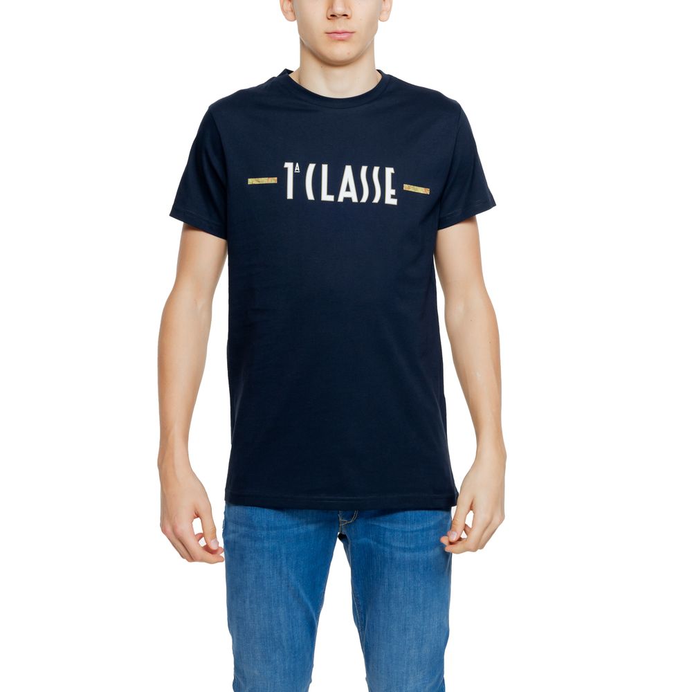 Μπλε Βαμβακερό T-Shirt Alviero Martini Prima Classe