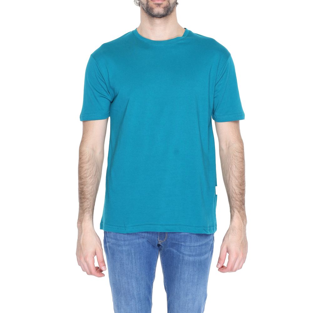 Μαύρο Βαμβακερό T-Shirt Gianni Lupo