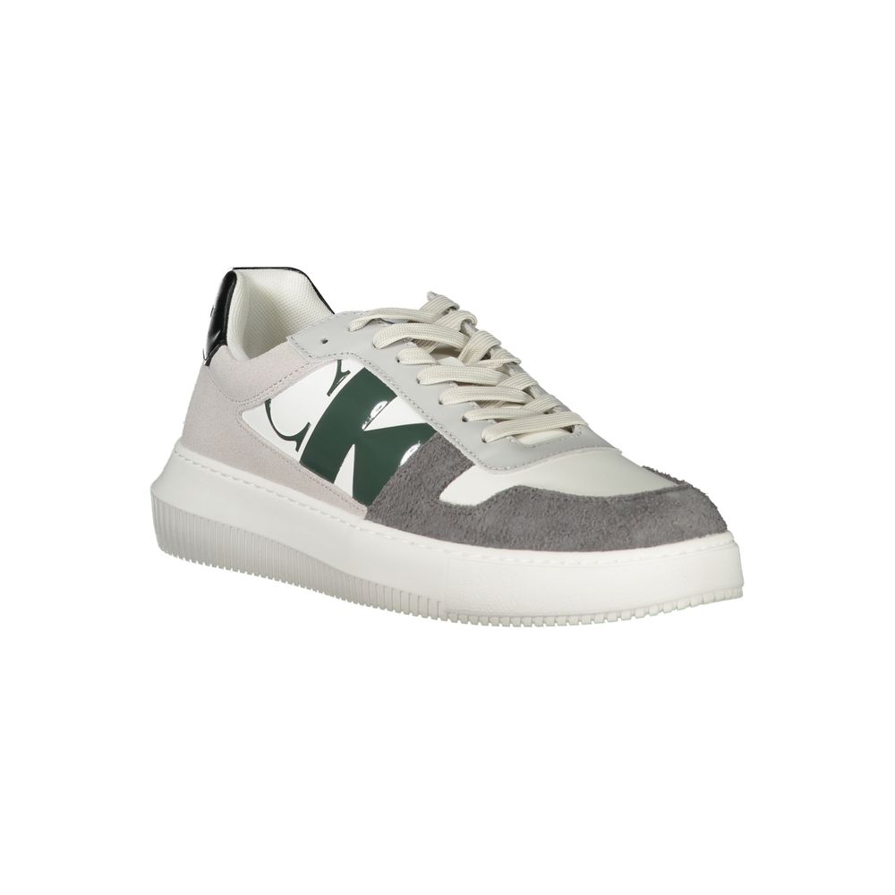 Calvin Klein White Polyester Sneaker