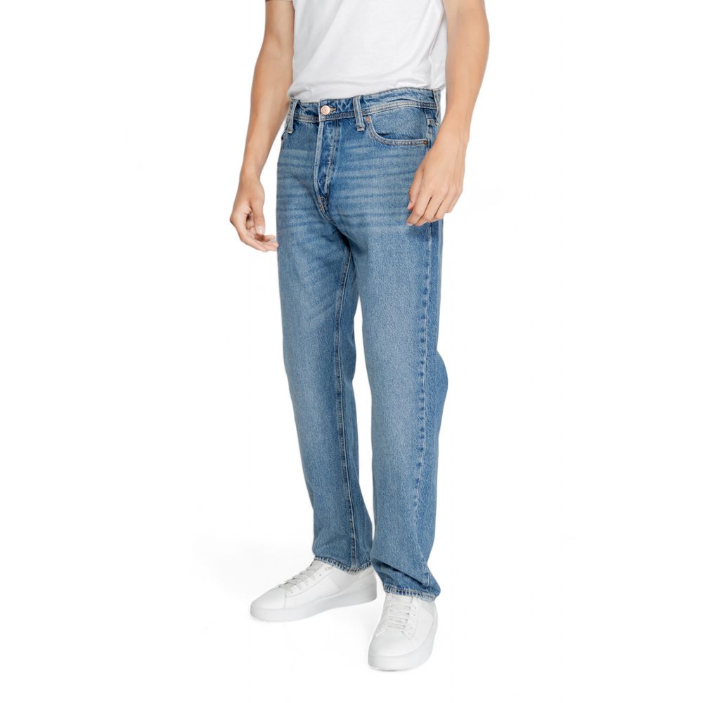 Jack Jones Blue Cotton Jeans & Pant