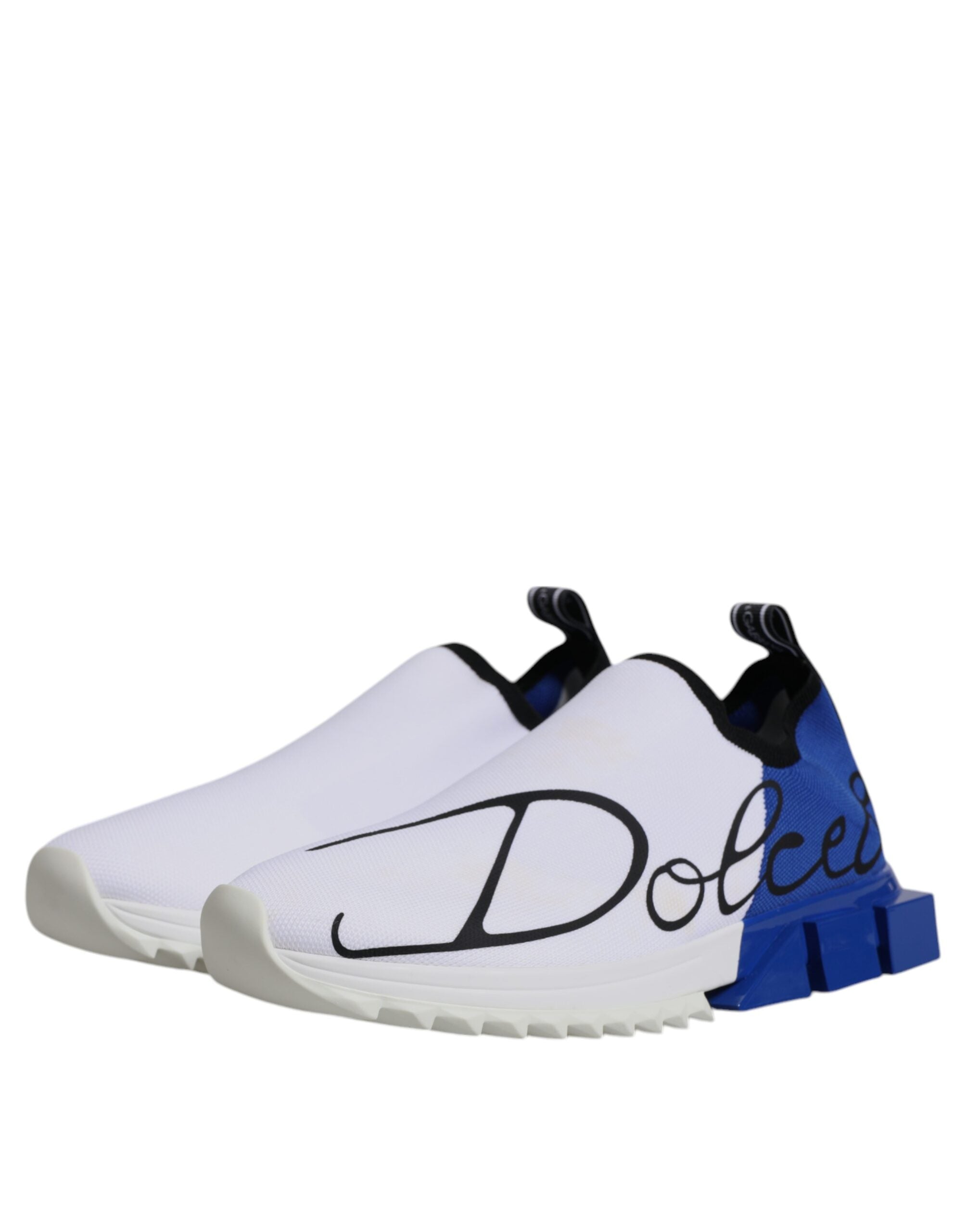 Dolce & Gabbana Λευκά Μπλε Χαμηλά Sorrento Ανδρικά Sneakers