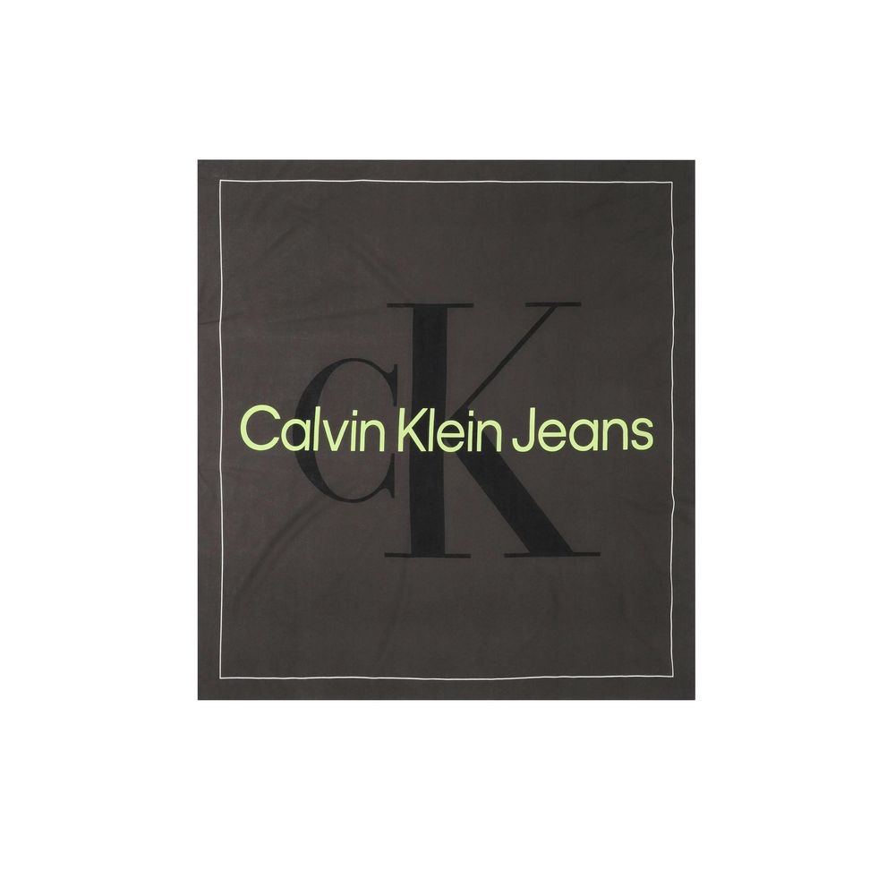 Κασκόλ Calvin Klein Μαύρο Οργανικό Βαμβάκι