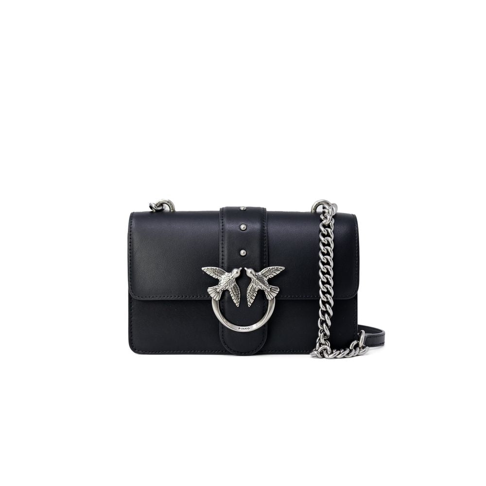 PINKO Black Polyester Handbag