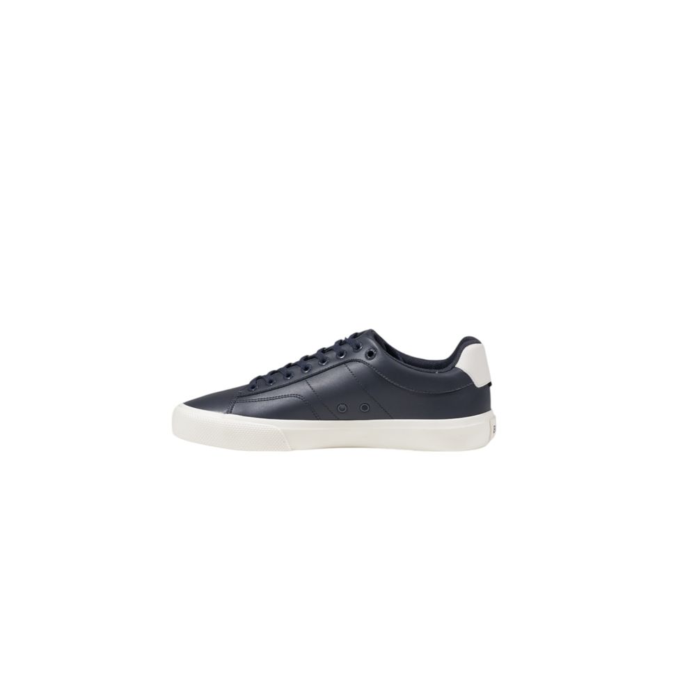 Hugo Boss Μπλε Δερμάτινα Sneakers