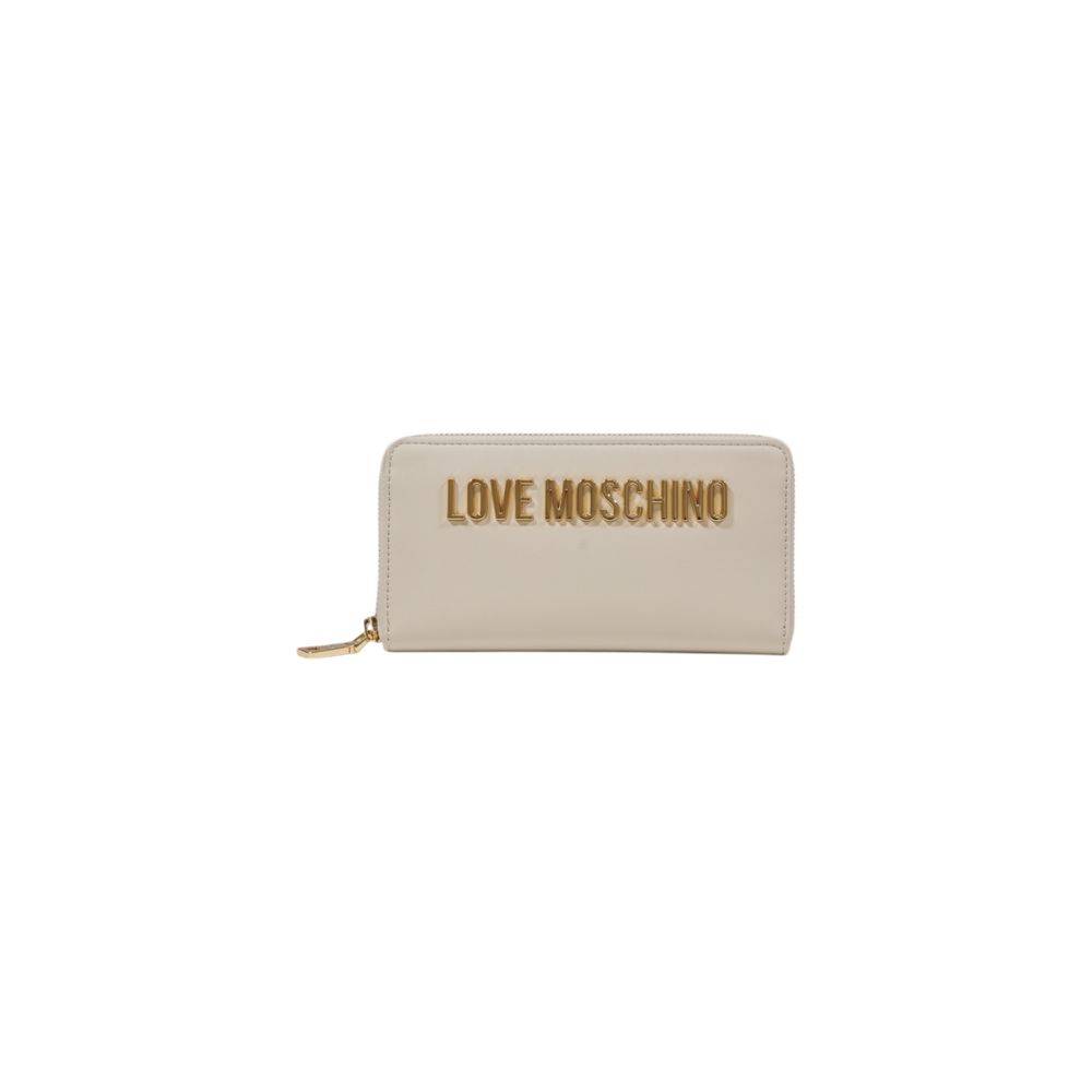 Love Moschino Μπεζ Πορτοφόλι από Πολυουρεθάνη