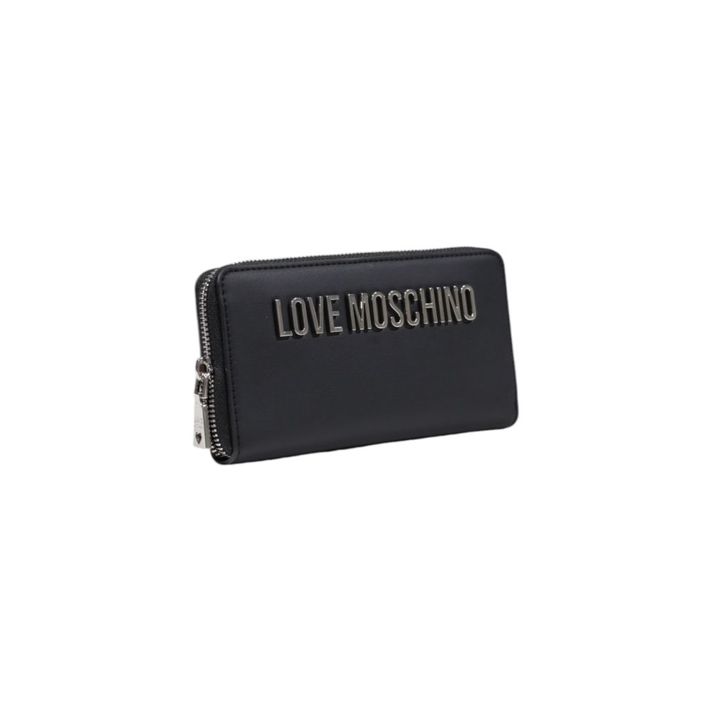 Love Moschino Γκρι Πορτοφόλι από Πολυαιθυλένιο