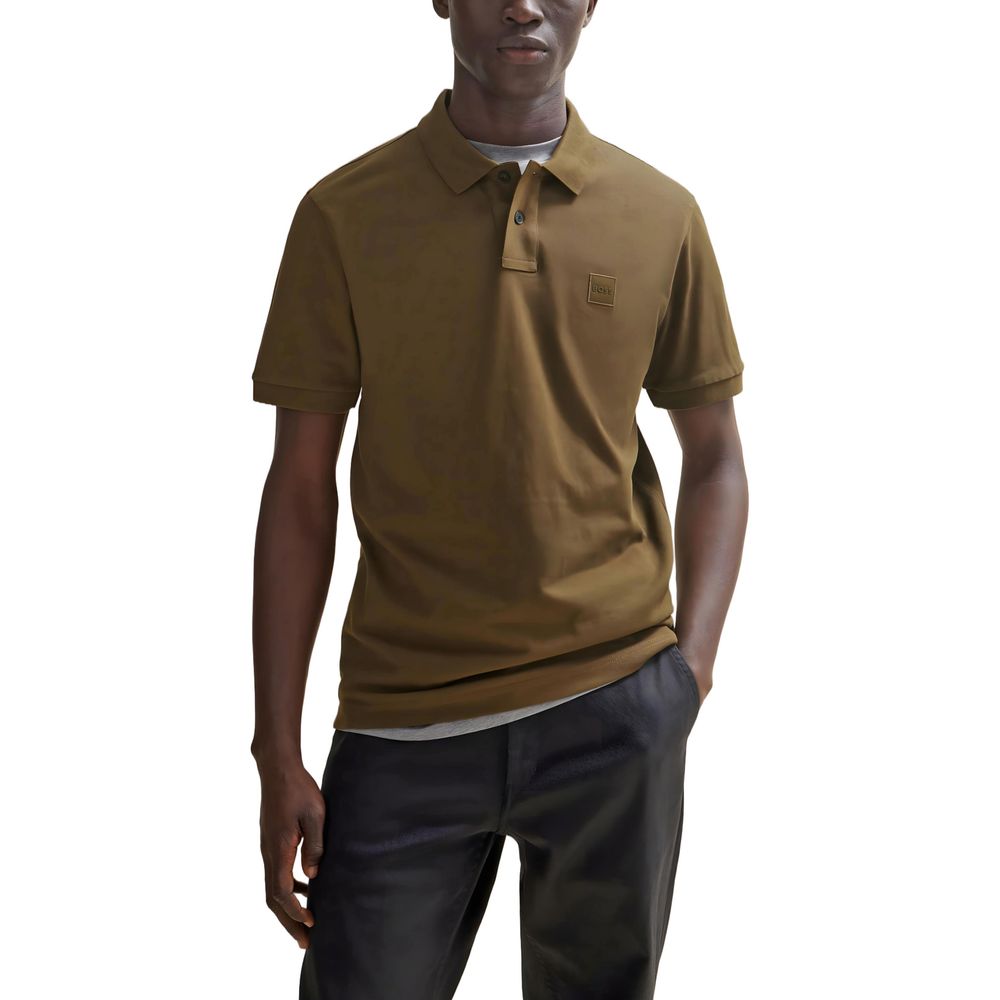 Polo Μπλουζάκι Hugo Boss Green Cotton