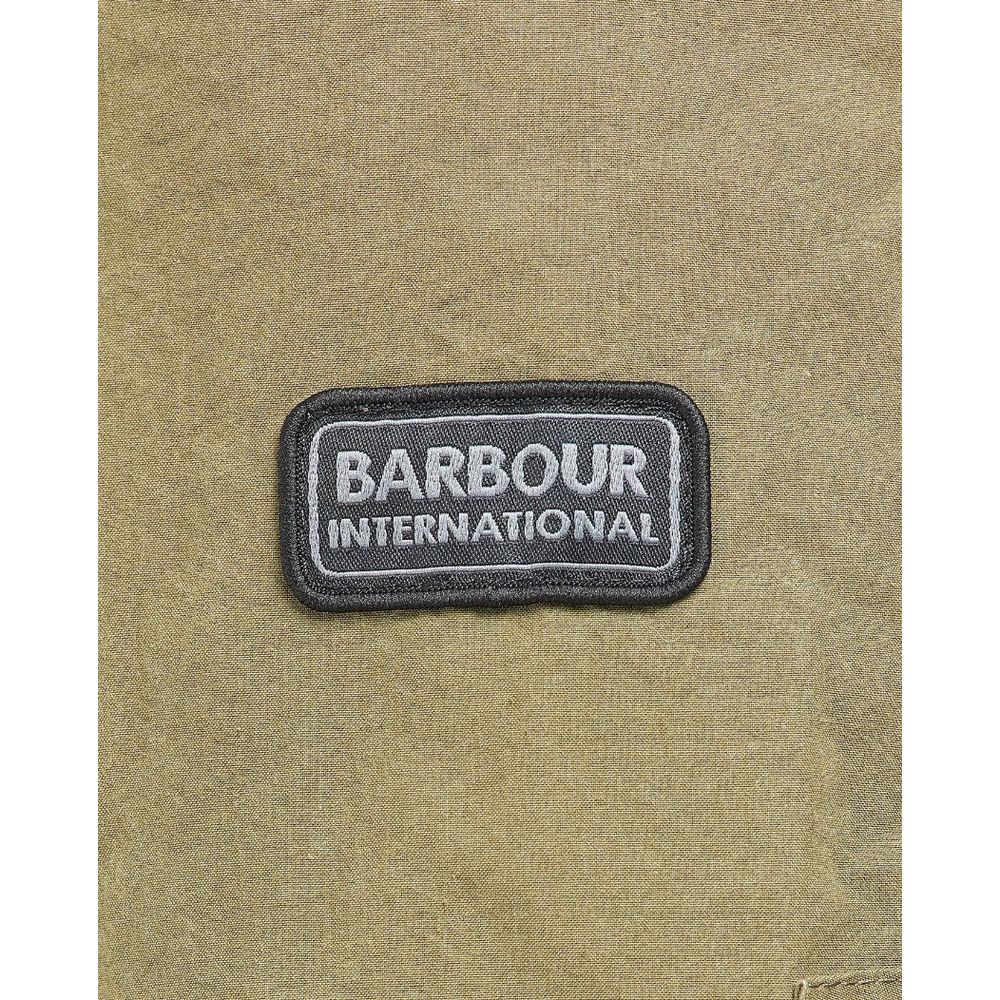 Barbour International Πράσινο Βαμβακερό Μπουφάν