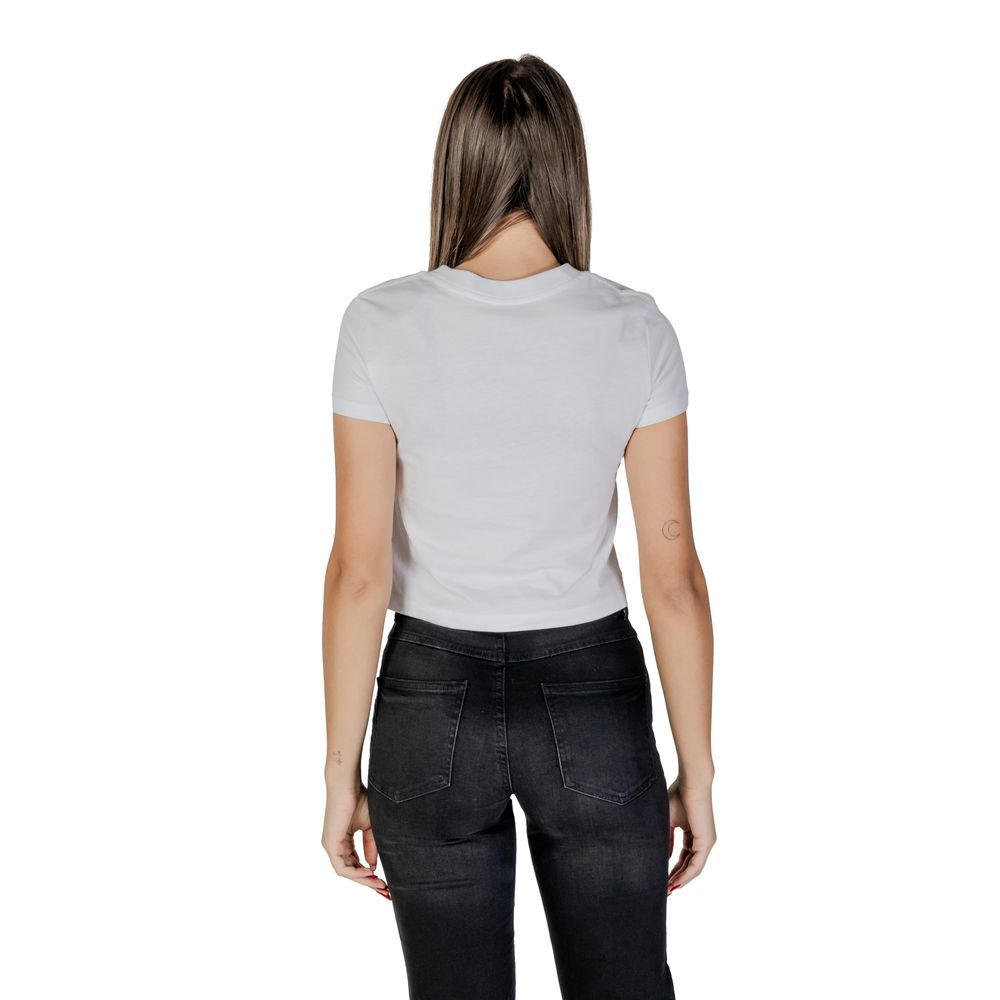 Calvin Klein Jeans Λευκά Βαμβακερά Μπλουζάκια & T-Shirt