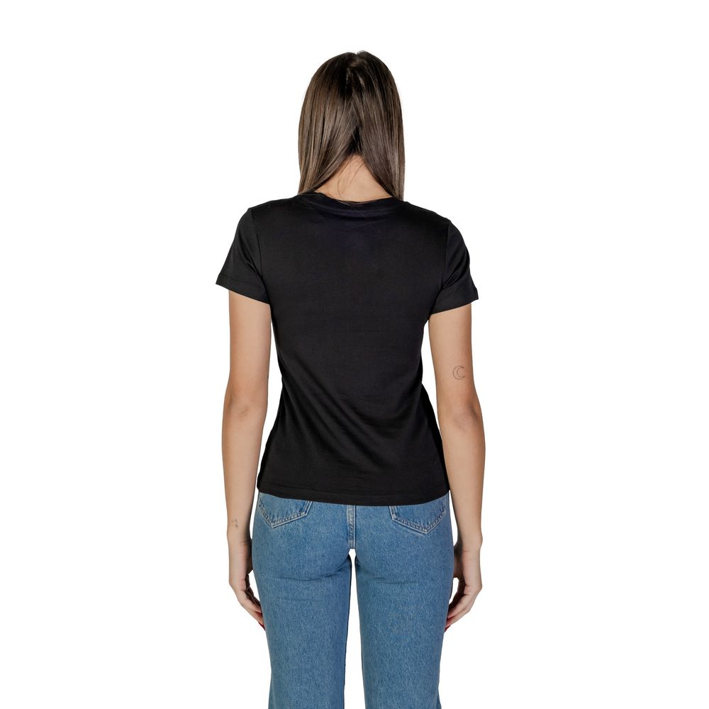 Calvin Klein Jeans Μαύρα Βαμβακερά Μπλουζάκια & T-Shirt