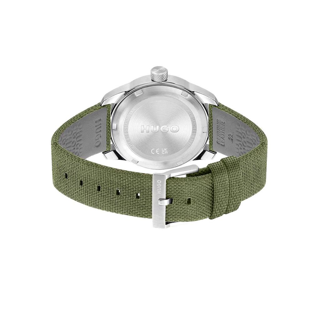 Hugo Boss Green Fabric Watch