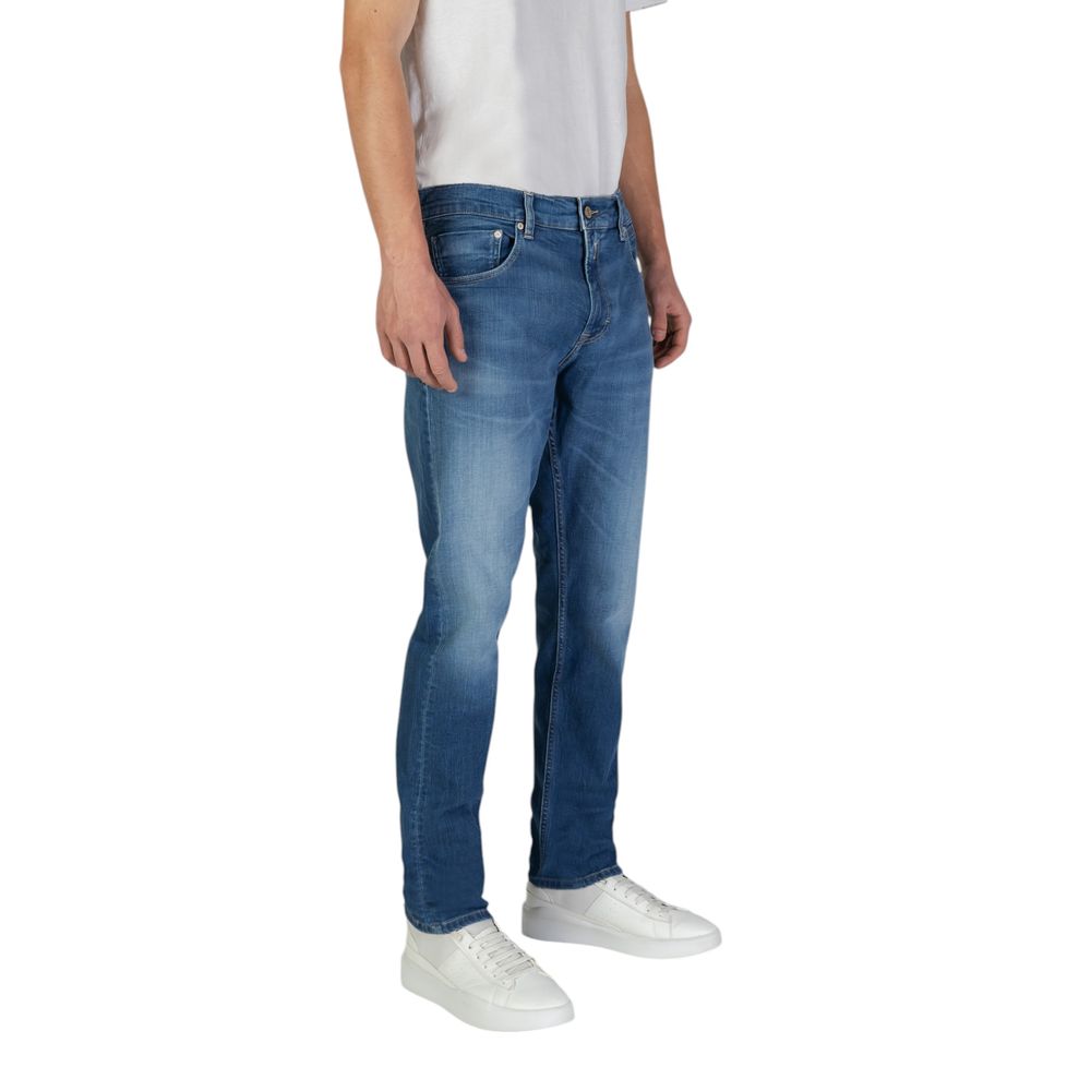 Replay Blue Cotton Jeans & Pant