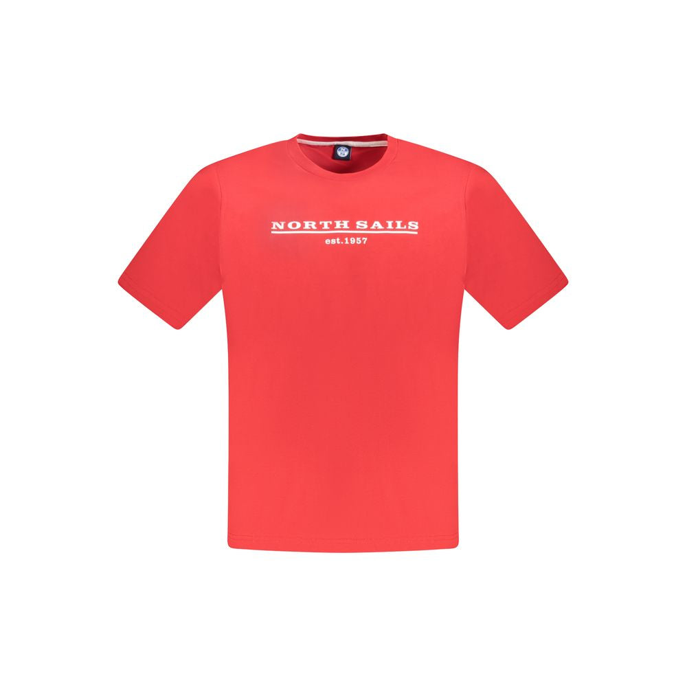 North Sails Red Cotton T-Shirt