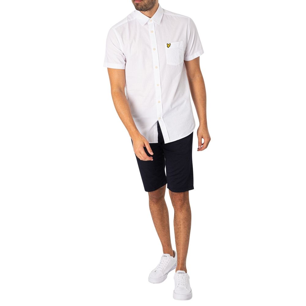 Lyle & Scott Μπλε Βαμβακερό Σορτς