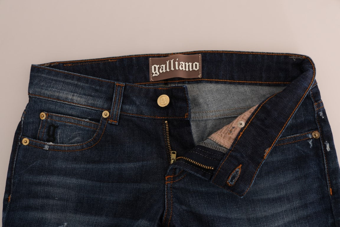 John Galliano Stylish Skinny Low Rise τζιν τζιν