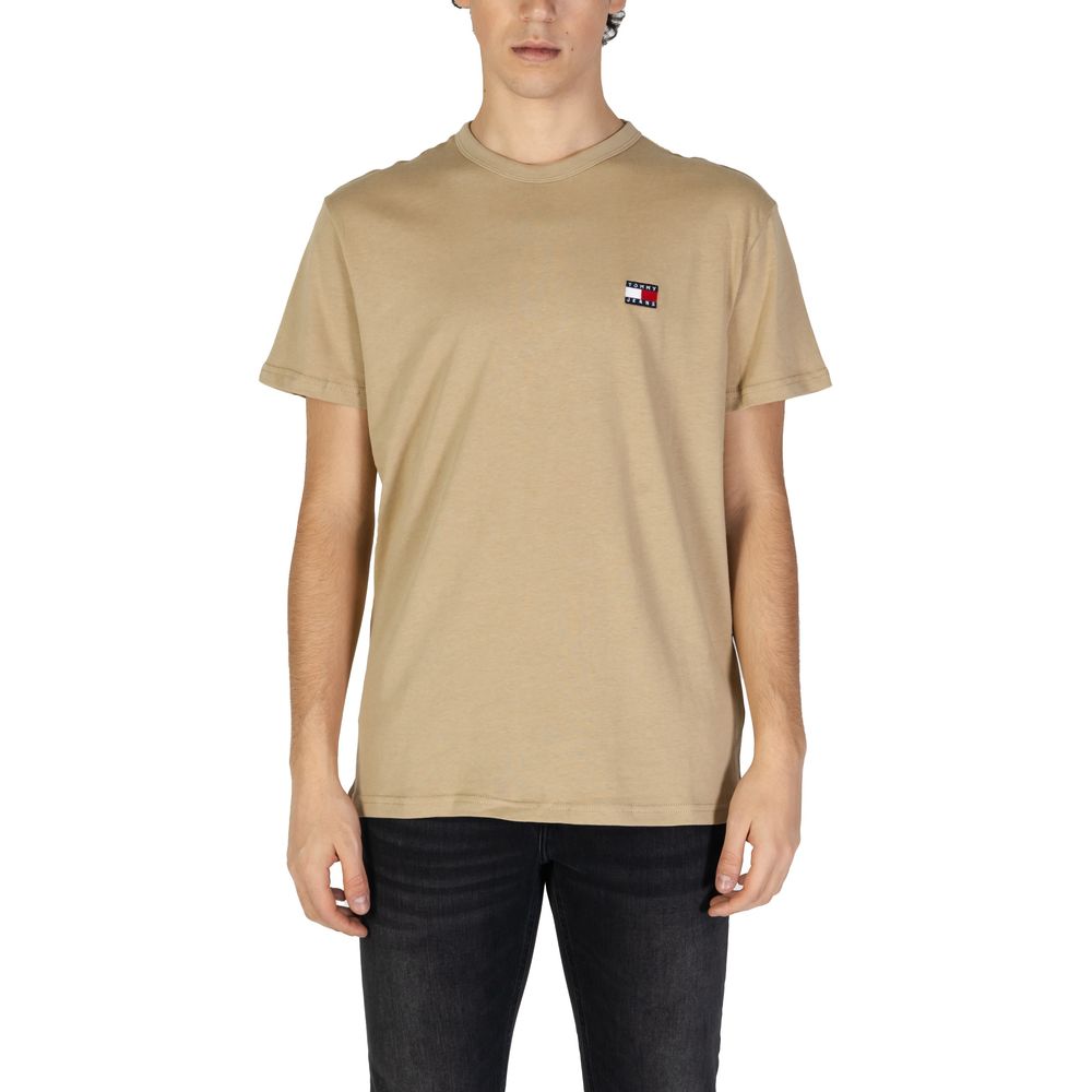 Tommy Hilfiger Jeans Μπεζ Cotton Rigenerato T-Shirt