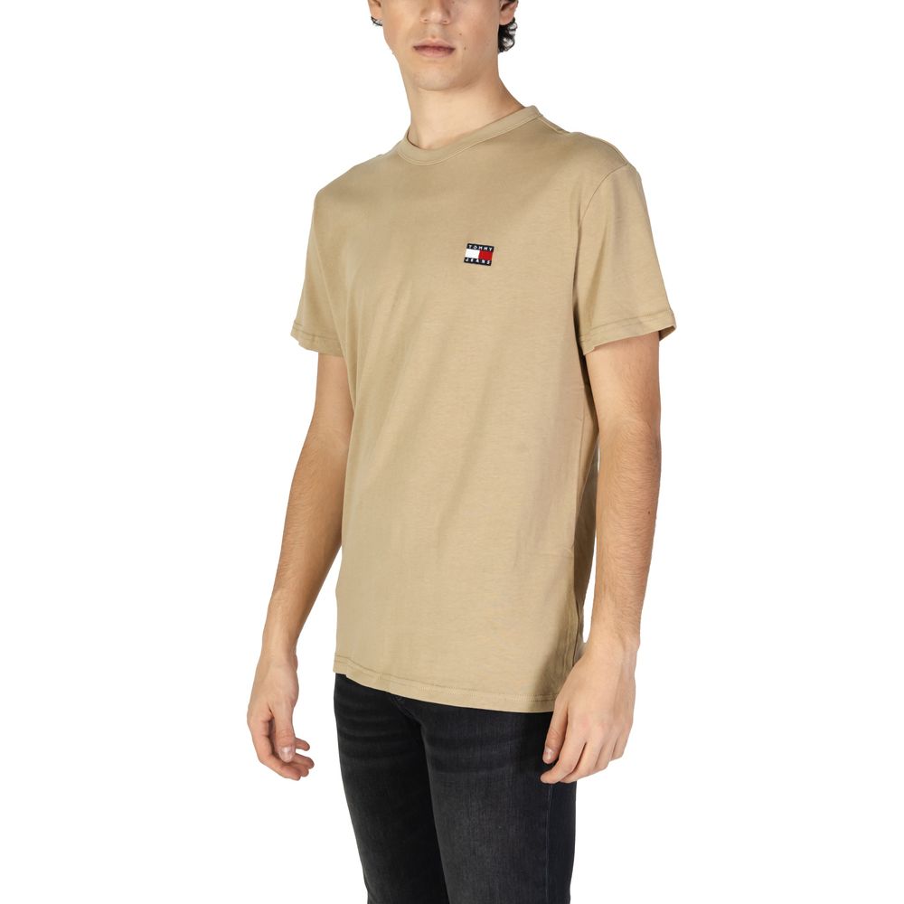 Tommy Hilfiger Jeans Μπεζ Cotton Rigenerato T-Shirt