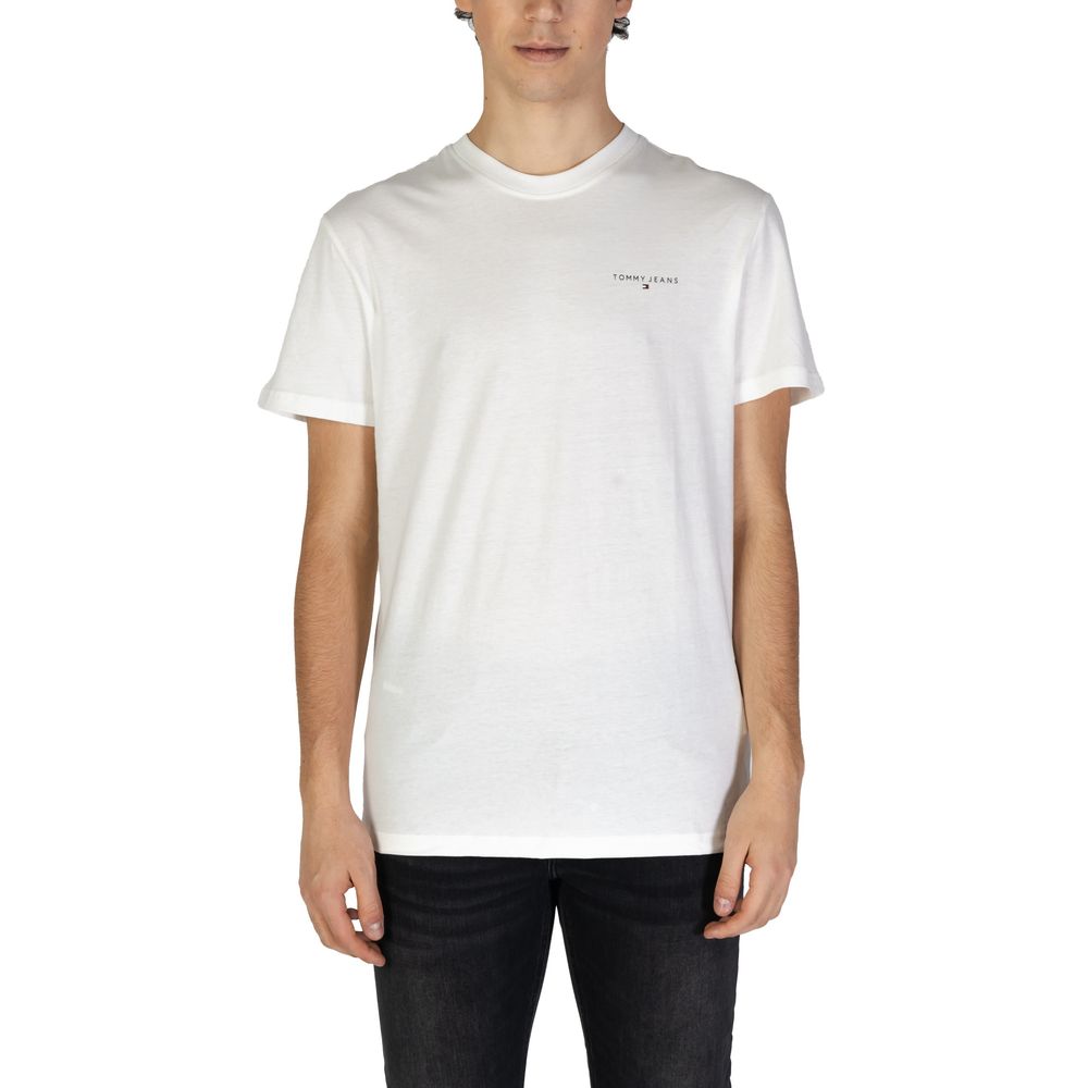 Tommy Hilfiger Jeans Κρέμ Βαμβακερό Rigenerato T-Shirt