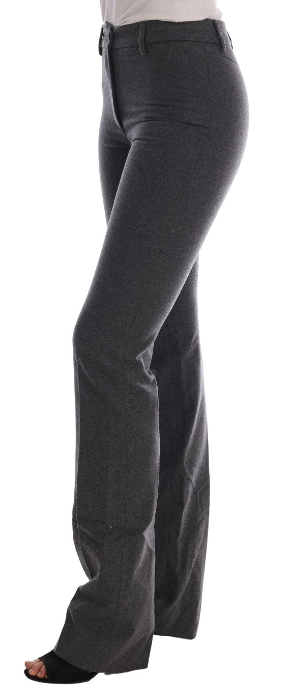 Ermanno Scervino Chic Grey Formal Pants - Elegance Refined