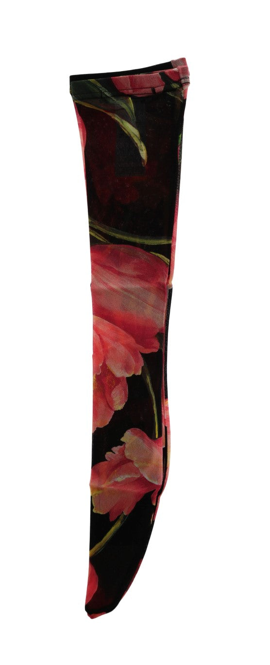 Κάλτσες Dolce &amp; Gabbana Floral Nylon Stretch κάλτσες