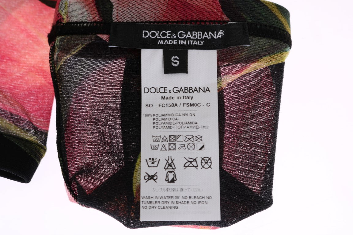 Κάλτσες Dolce &amp; Gabbana Floral Nylon Stretch κάλτσες