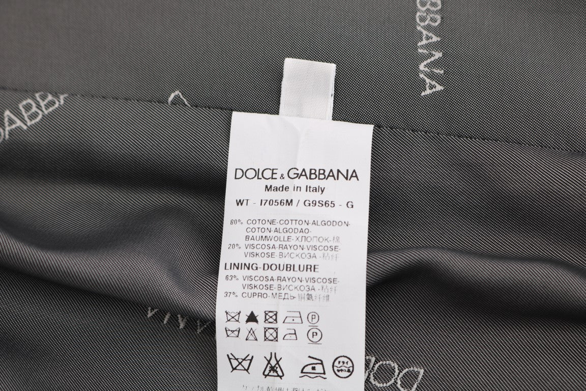 Κομψό γκρι γιλέκο Dolce &amp; Gabbana