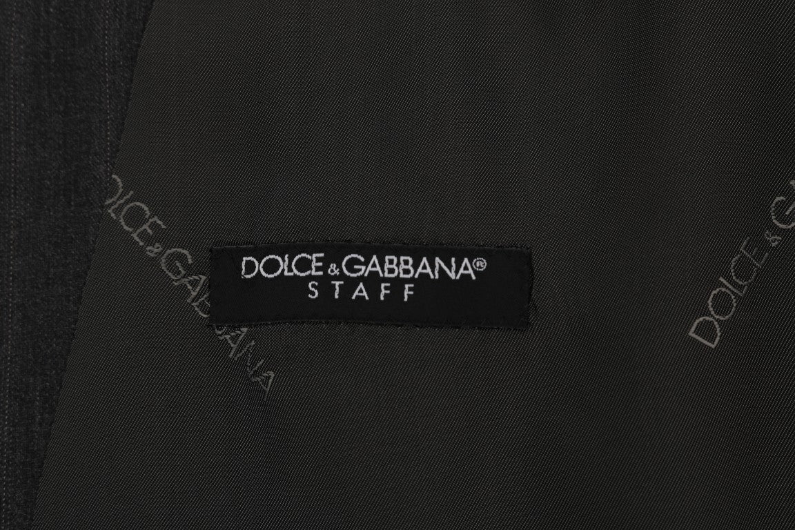 Dolce &amp; Gabbana Κομψό γκρι μονό στήθος γιλέκο