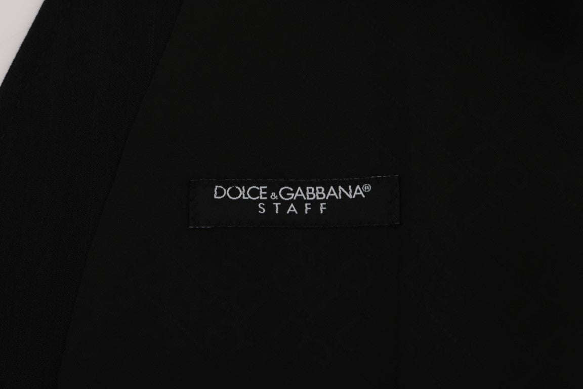 Κομψό γιλέκο από μαλλί με ρίγες Dolce &amp; Gabbana