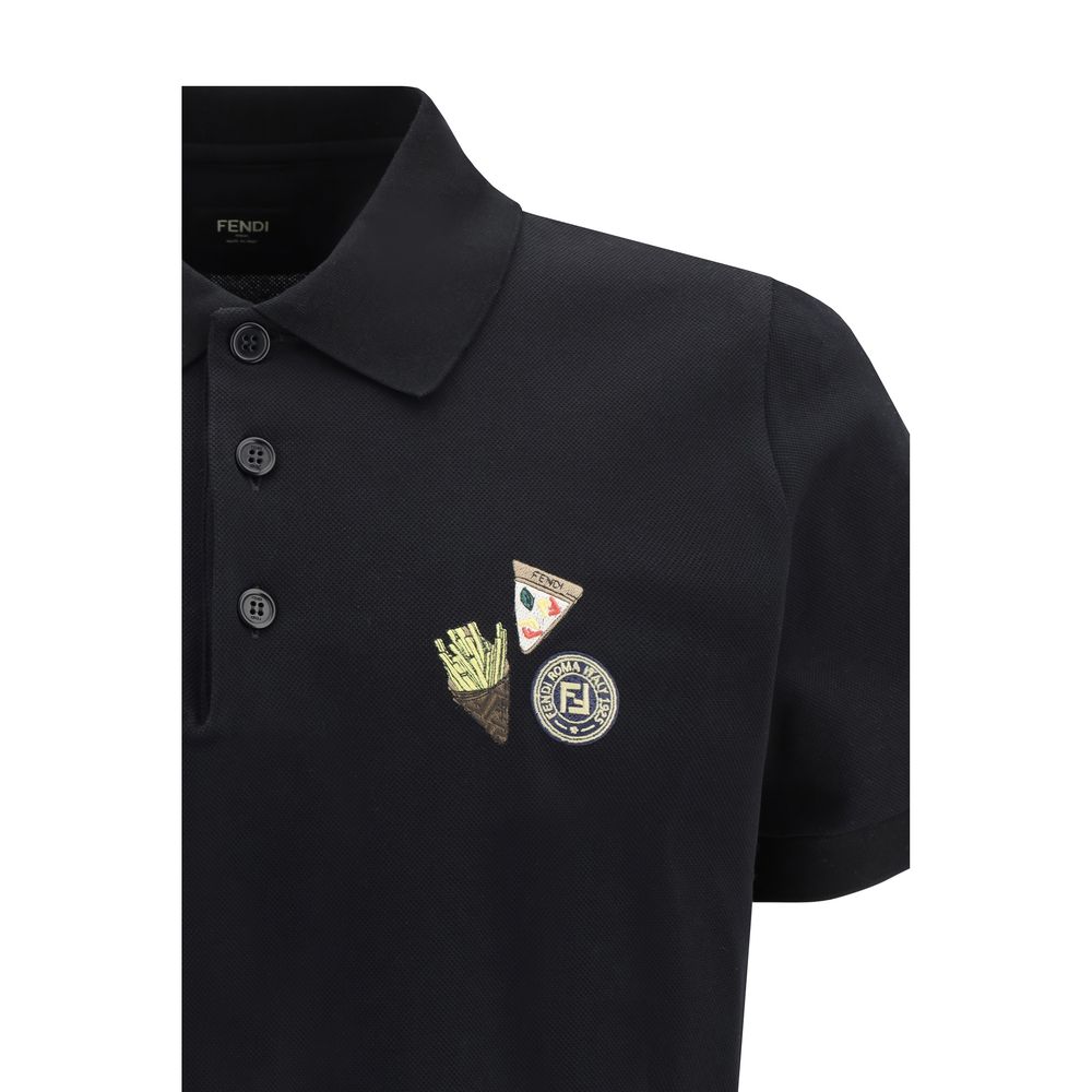 Fendi Logoed Polo Shirt