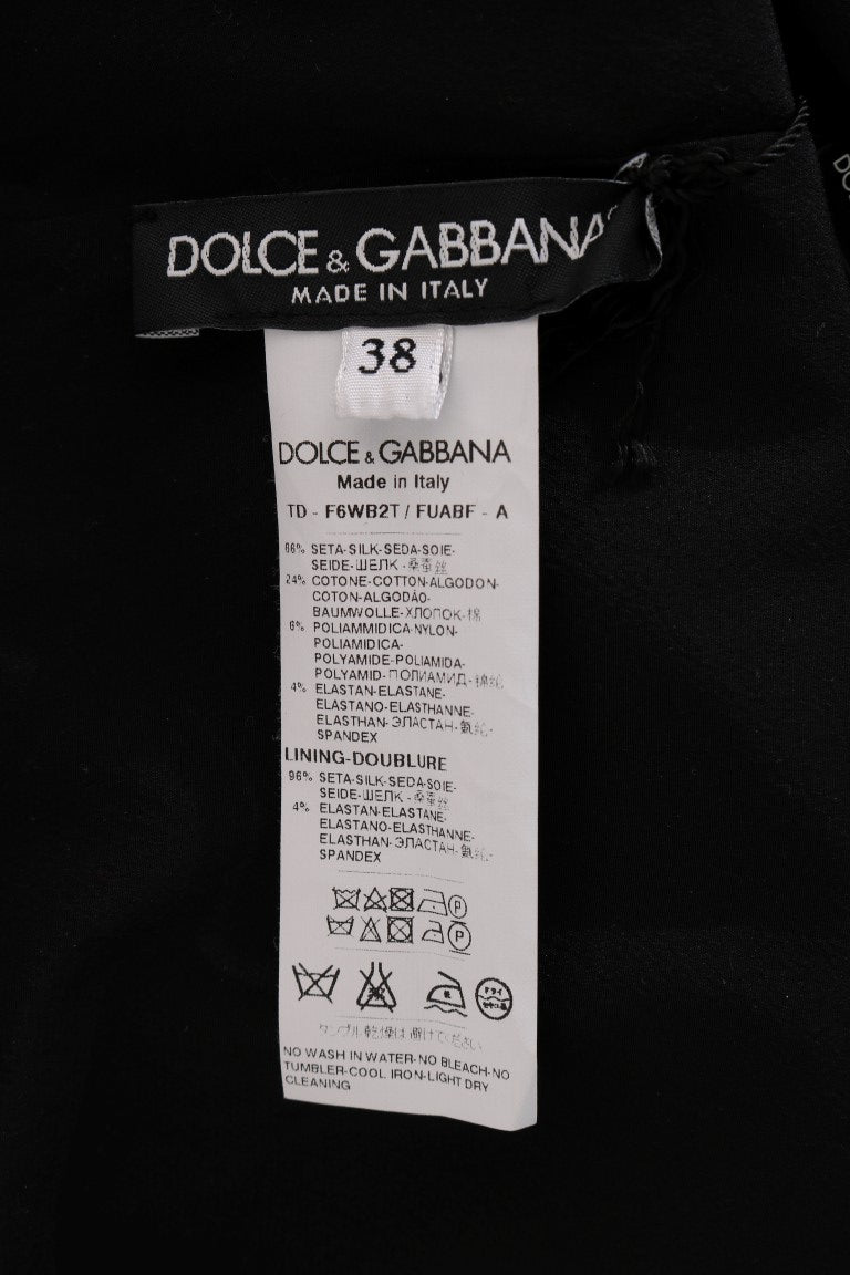 Dolce &amp; Gabbana Κομψό μεταξωτό λουλουδένιο φόρεμα Kaftan Maxi