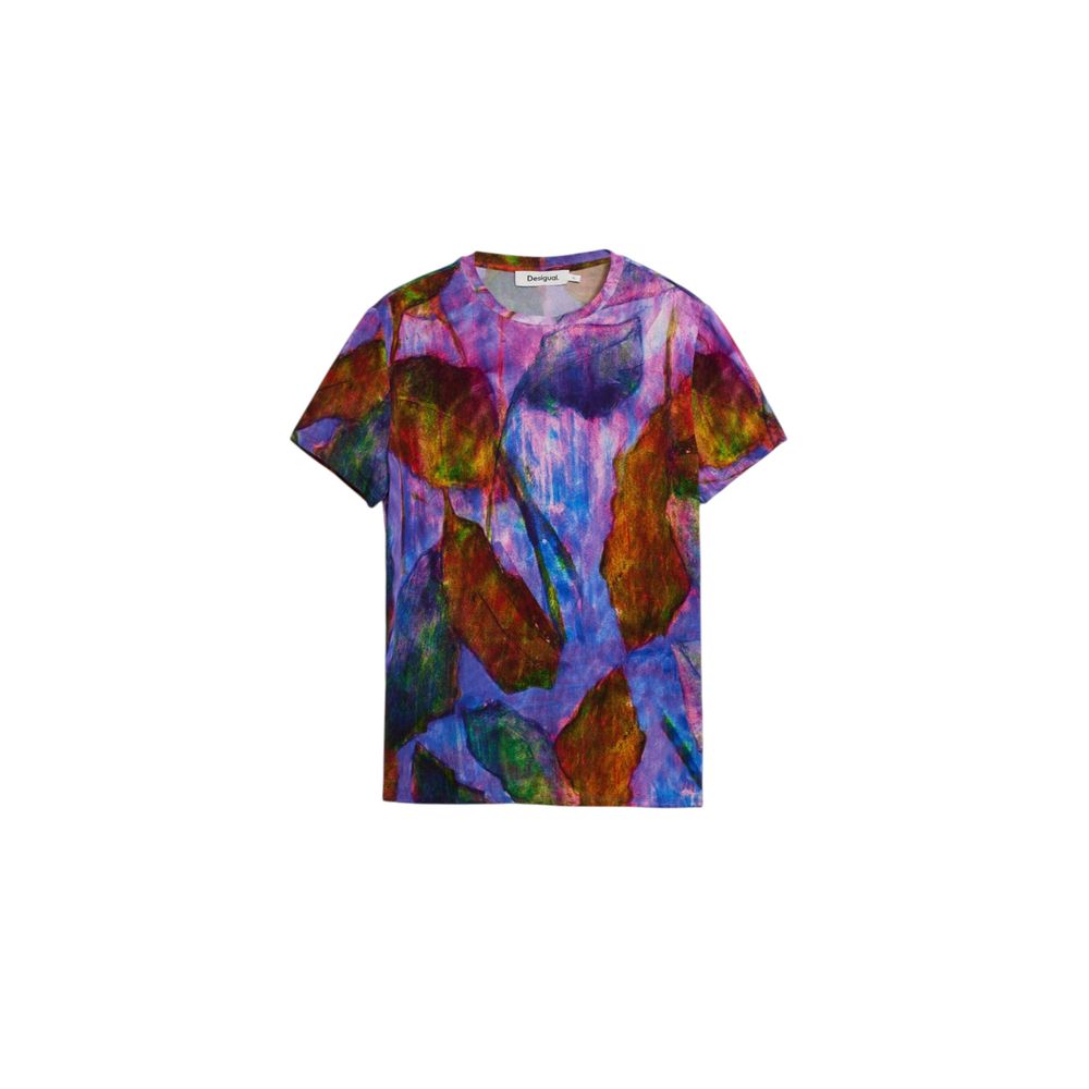 Desigual Purple Viscose Tops & T-Shirt