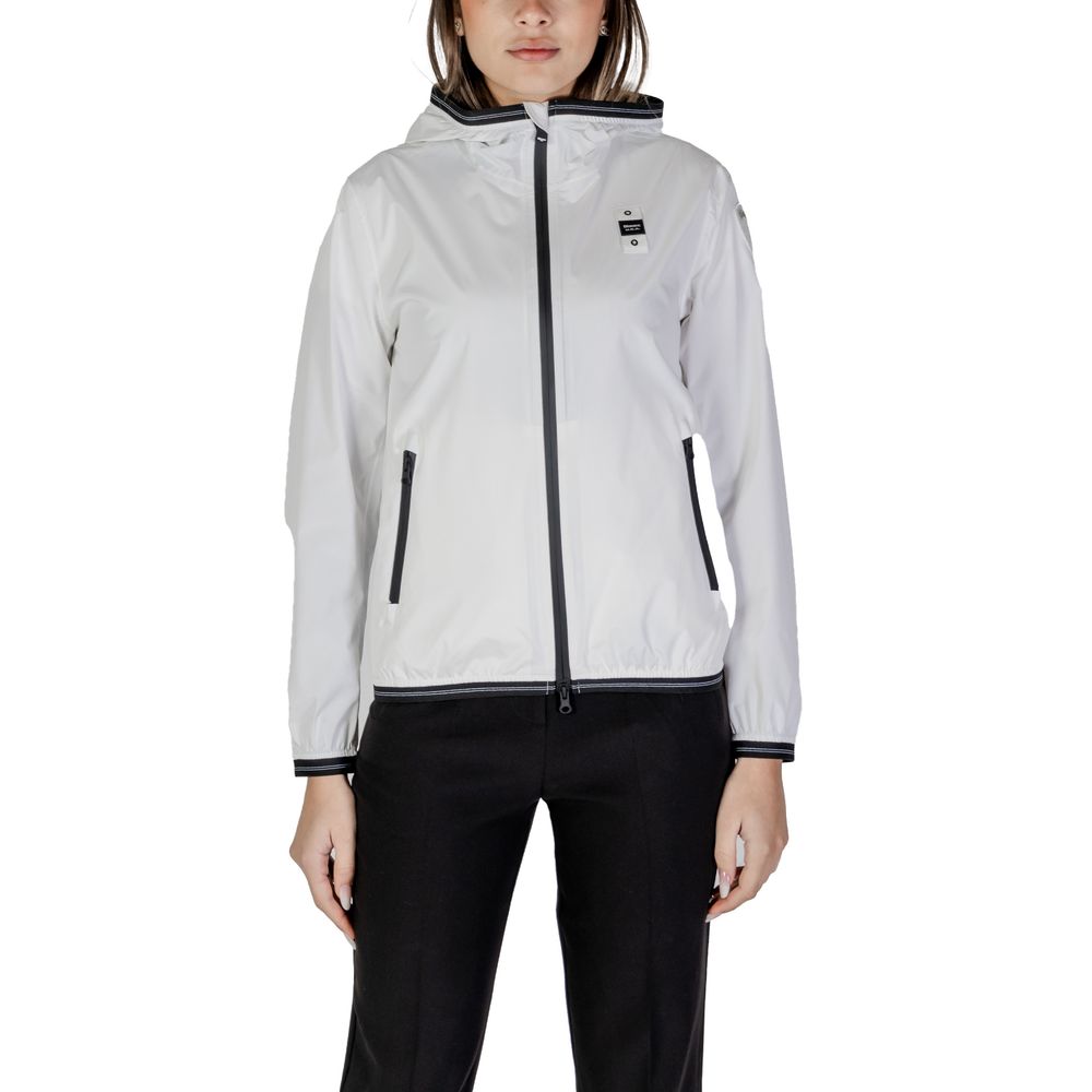 Blauer White Polyamide Jackets & Coat