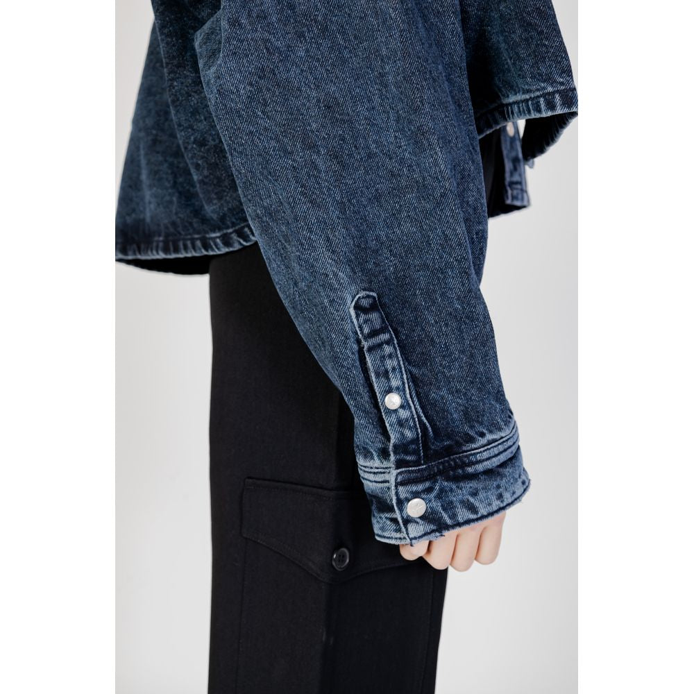 Calvin Klein Jeans Blue Recycled Cotton Jackets & Coat