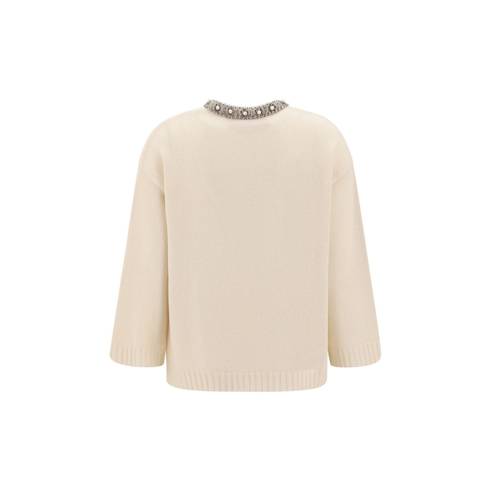 Valentino Pap Jewel neck Sweater