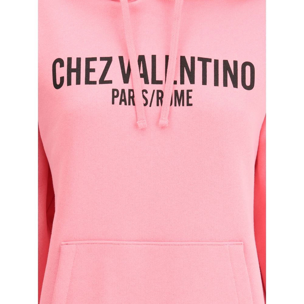 Valentino Logo Cotton Hoodie