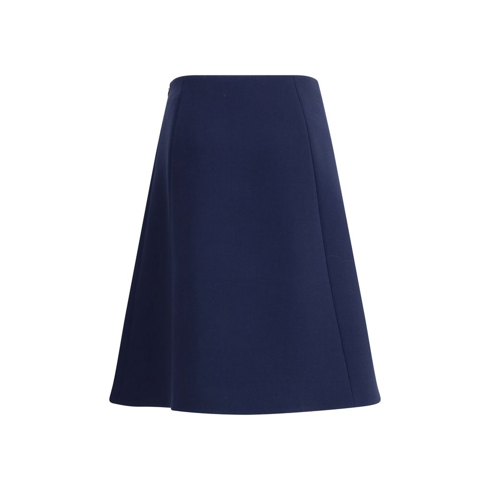 Valentino Midi Skirt with Pleat