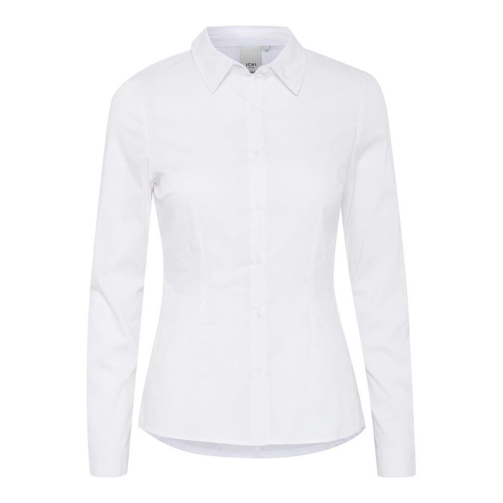 ICHI White Cotton Shirt